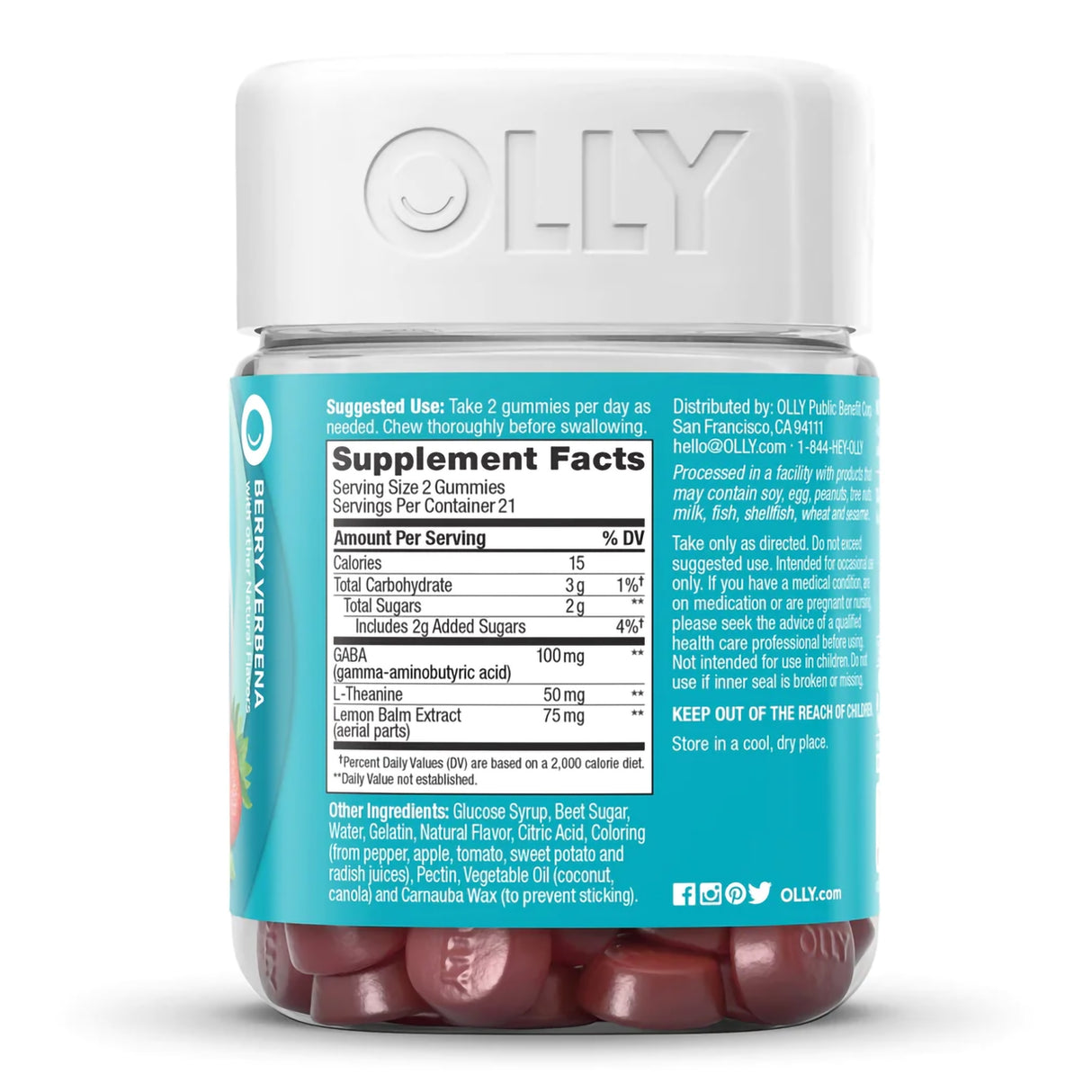 OLLY Goodbye Stress Gummies – 42 Ct